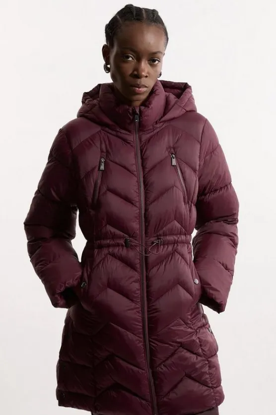 Karen Millen Lightweight Packable Coat berry Outlet