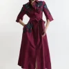 Karen Millen Lydia Millen Tall Embellished Taffeta Woven Shirt Dress Best