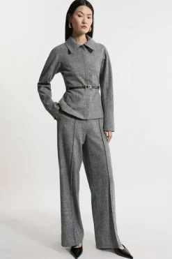 Karen Millen Textured Tailored Suit mono Sale