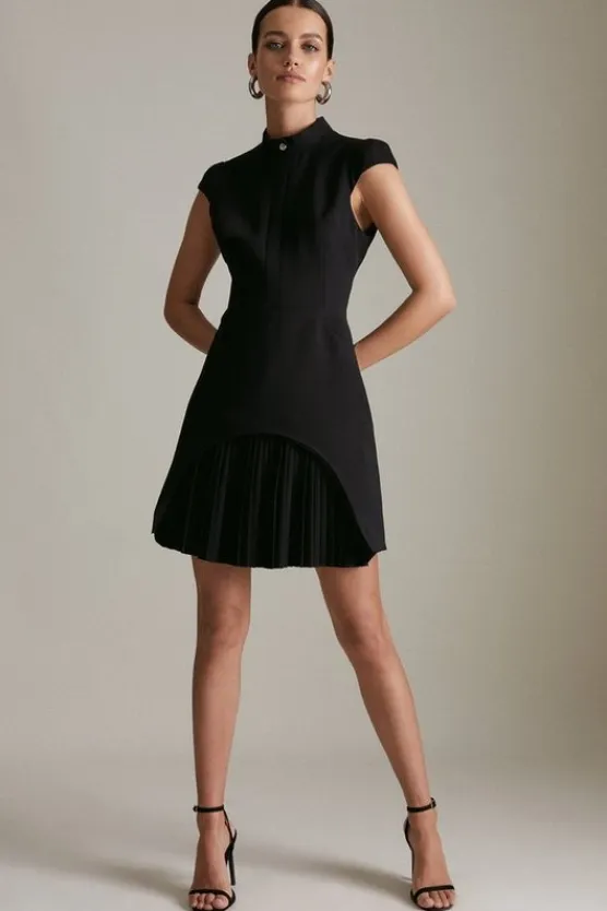 Karen Millen Petite Military Tailored Dress black Online