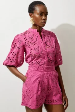 Karen Millen Short co-ord set pink Hot