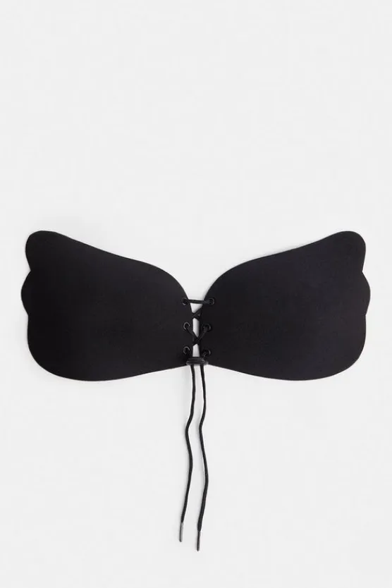 Karen Millen Stick On Lace Front Bra black Best