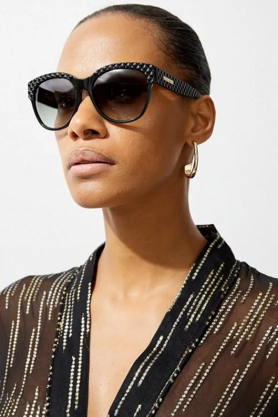 Karen Millen Sunglasses black Sale