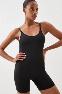 Karen Millen Super Control Shorts Bodysuit black Best