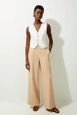 Karen Millen Tailored Wide Leg Pants camel Sale