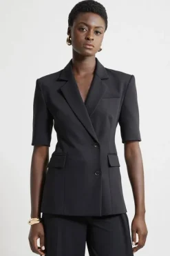 Karen Millen Tall Tailored Suit Set black New