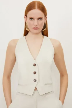 Karen Millen Tencel Set stone Discount
