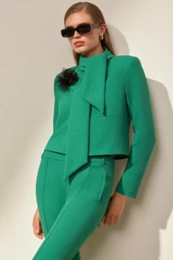 Karen Millen The Founder Tailored Blazers emerald New